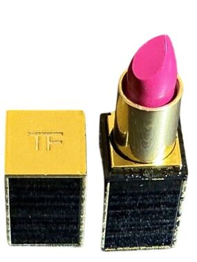 Tom Ford TF Bright Pink Lipstick, Playgirl (?), Unused, Black Imperfect Case